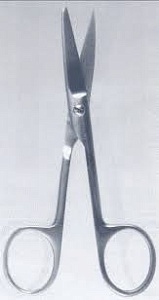 Ножницы с одним острым концом прямые, 140 мм