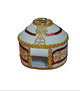 Юрта- игрушка из войлока