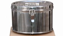 Коробка стерилизационная круглая с фильтром КСКФ-6