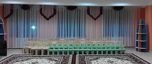 Занавес для актового зала 18*3  м (Тюль,Ламбрикен), (в комплекте гардина с креплениями)