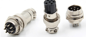 Разъем XLR 4 Pin 16mm Audio Cable Connector