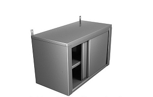 Шкаф навесной настенный с полками 650*400*600 мм Нерж. сталь