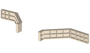 Стойка гардеробная 5705+4730*300*898 мм