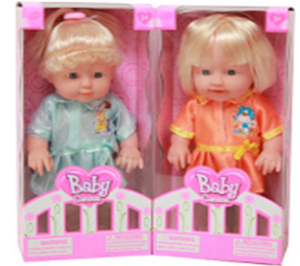 Кукла пупс Baby.Пластик. Коробка с окном 25*13см.