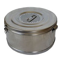 Коробка стерилизационная круглая с фильтром КСКФ-18