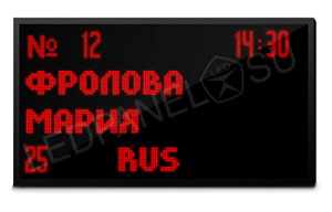 Приспособление для показа оценок 1360*720*90 мм