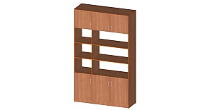 Шкаф пристенный секционный для документов и файлов 1050*450*2000 мм