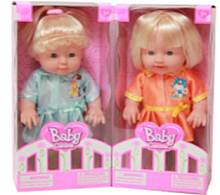Кукла пупс Baby.Пластик. Коробка с окном 25*13см.