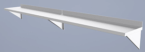 Полка настенная 1600*300*40 мм