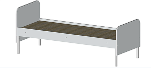 Кровать палатная 2100*850*400 мм