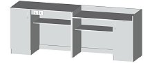 Стол демонстрационный для кабинета физики 2400*750*900 мм (ШК85-36)
