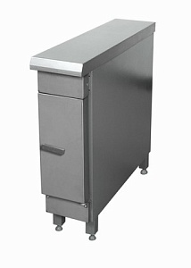 Секция вставка с краном сместителем 210*840*860 мм м/к (Серый), Нерж.Сталь