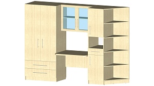 Стенка комбинированная 2700*600*2000 мм