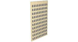 Щит для ключей 500*800 мм ЛДСП (Клен)